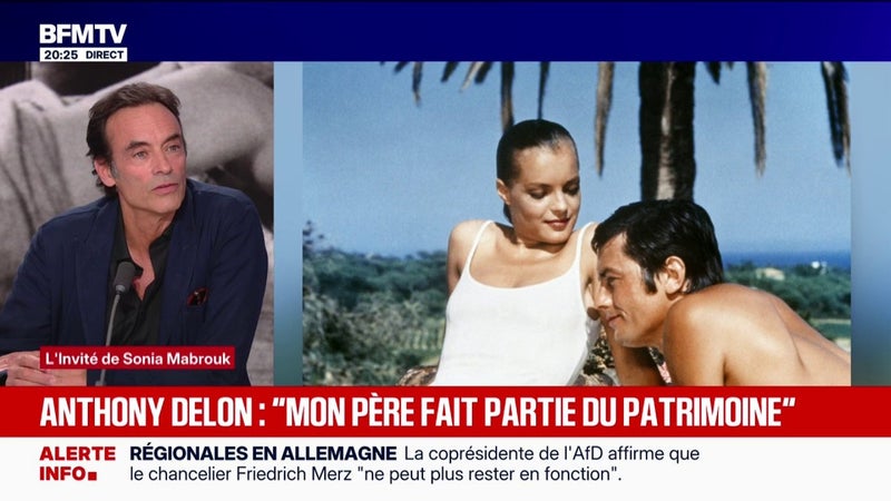 Alain Delon: "Il a toujours été très généreux avec les acteurs", déclare son fils, Anthony Delon