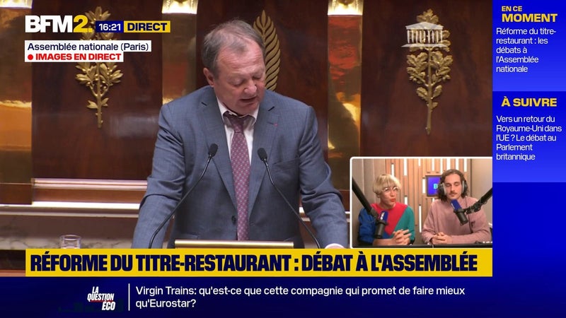 Réforme du titre-restaurant: ce qui ce joue à l'Assemblée
