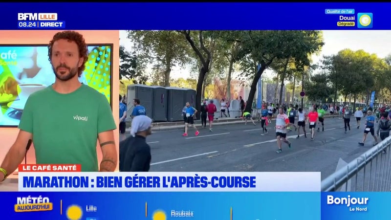 Le Café Santé: comment bien gérer l'après-course notamment un marathon