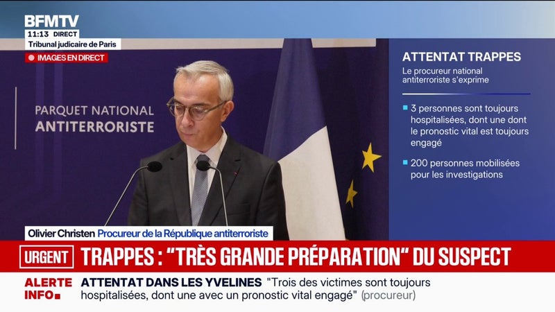 Attentat raciste dans les Yvelines: le suspect a déclaré "n'être adhérent ou sympatisant d'aucun parti politique", indique le procureur