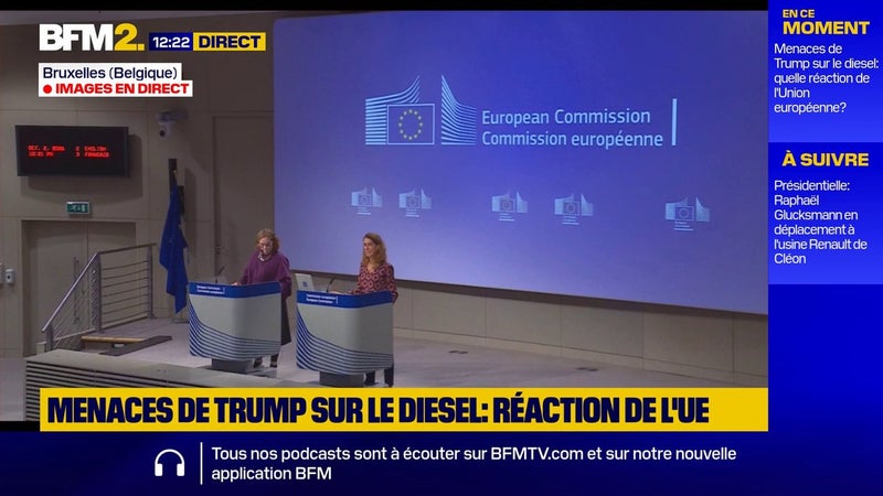 Gazole : l'UE s'oppose "catégoriquement" à une éventuelle interdiction des exportations américaines