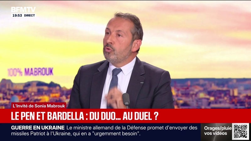 Aides à l'Ukraine: "Payer la guerre de 100 ans, on n'en aura pas les moyens", annonce Sébastien Chenu, député RN et vice-président de l'Assemblée nationale