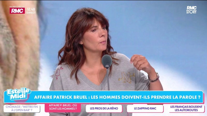 Violences faites aux femmes : "J'attends du mec qui fait 1m80 qu'il fasse autre chose que de regarder son portable", martèle Estelle Denis