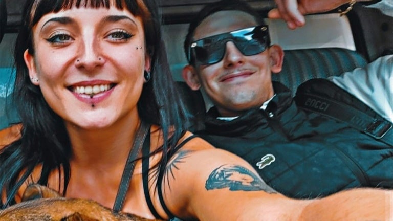 Photo non datée de Leslie Hoorelbeke et Kevin Trompat, obtenue avec l'autorisation de la famille le 28 février 2023.