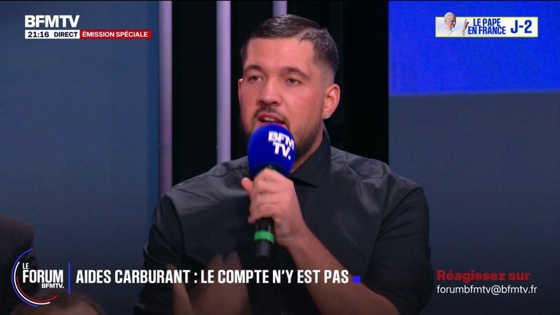 FORUM BFMTV - Aides sur le carburant: "Ce sont des miettes", assure Jonathan, sans emploi dans la Loire