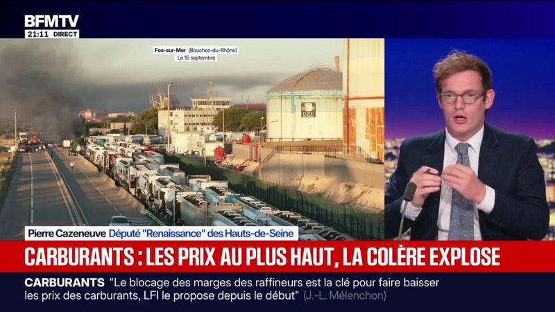 Hausse des carburants: "On a ciblé les aides pour ceux qui en ont le plus besoin", assure Pierre Cazeneuve (Renaissance)