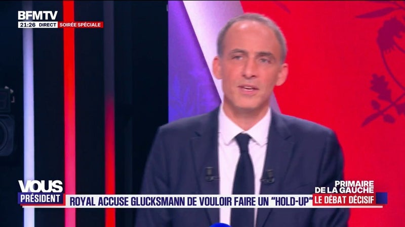 "Je n'ai aucune intention de diluer la famille sociale-démocrate qui nous rassemble, ni dans le Mélenchonisme ni dans la droite", assure Raphaël Glucksmann