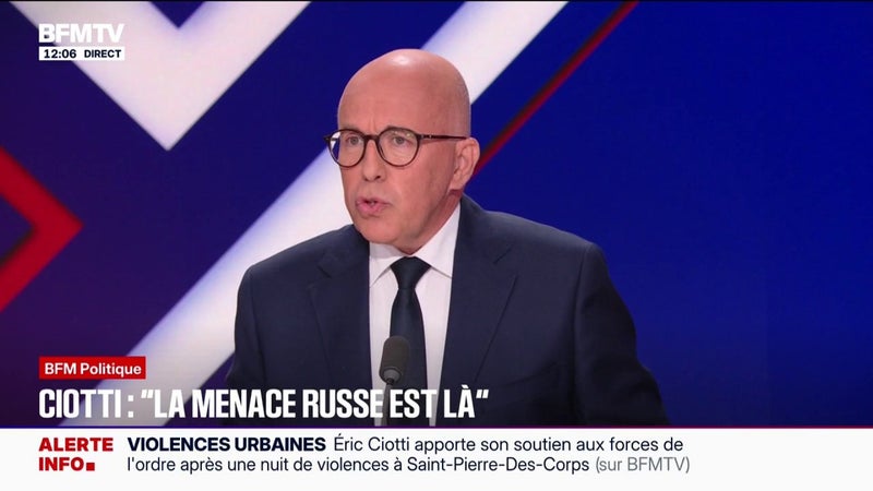 Prix des carburants: Éric Ciotti, président de l’UDR, demande “une baisse de la TVA”