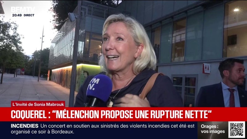 Débat du Medef: "Ça a permis une clarification sur toute une série de sujets", affirme Marine Le Pen