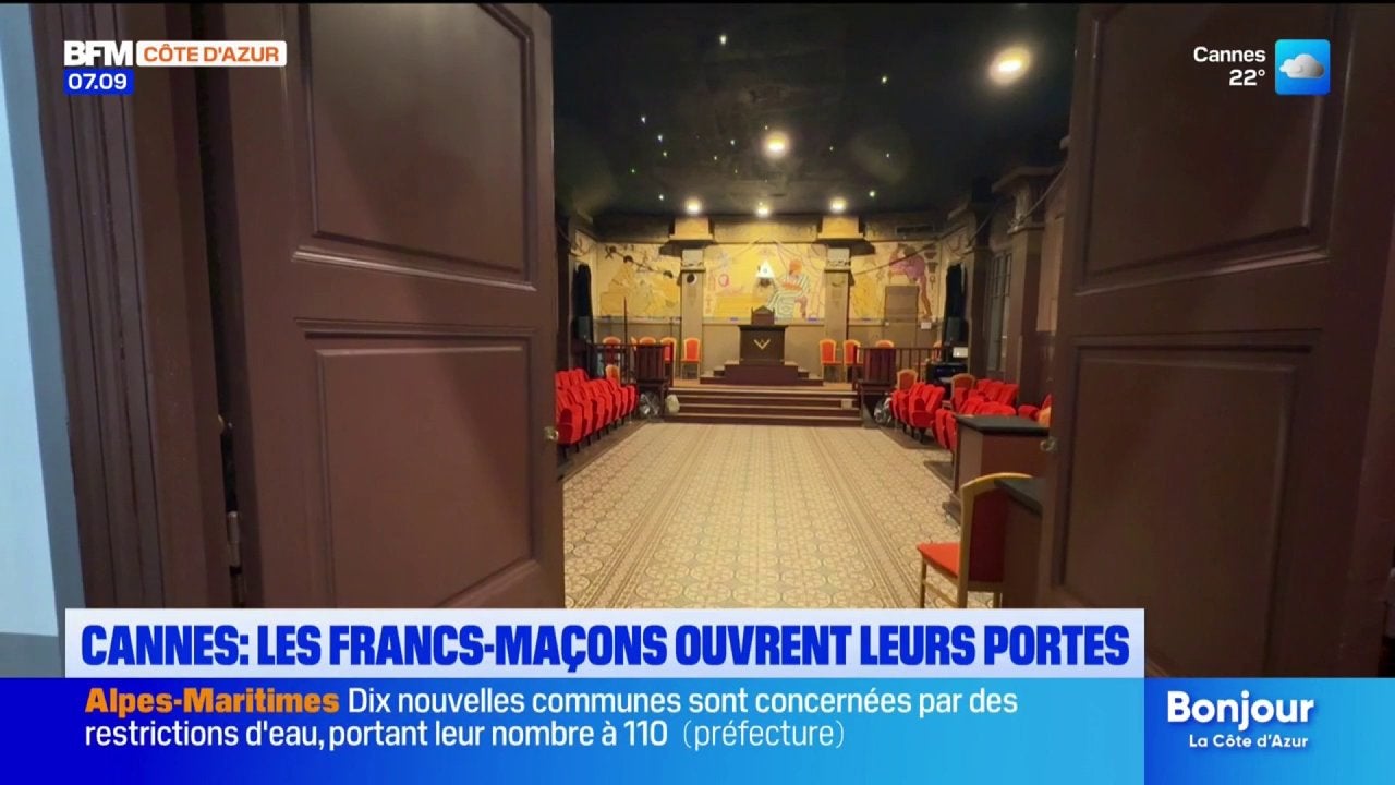 Cannes : les francs-maçons ouvrent les portes de leur loge au grand public