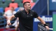 Arthur Géa célèbre sa victoire contre Jakub Mensik (7-6, 6-4) au Masters 1000 de Shanghai, le 13 octobre 2026