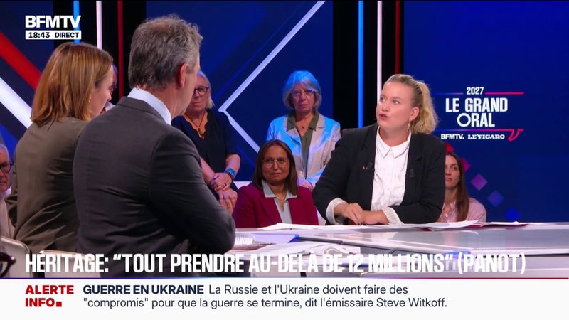 "Ce n'est pas possible que les riches décident de ne plus contribuer à la solidarité nationale", dénonce Mathilde Panot (LFI)