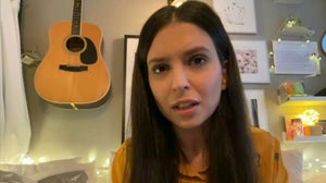 Lucie Bernardoni en 2020 pour la sortie d'un hommage à Grégory Lemarchal avec lequel elle avait participé à la "Star Academy" saison 4