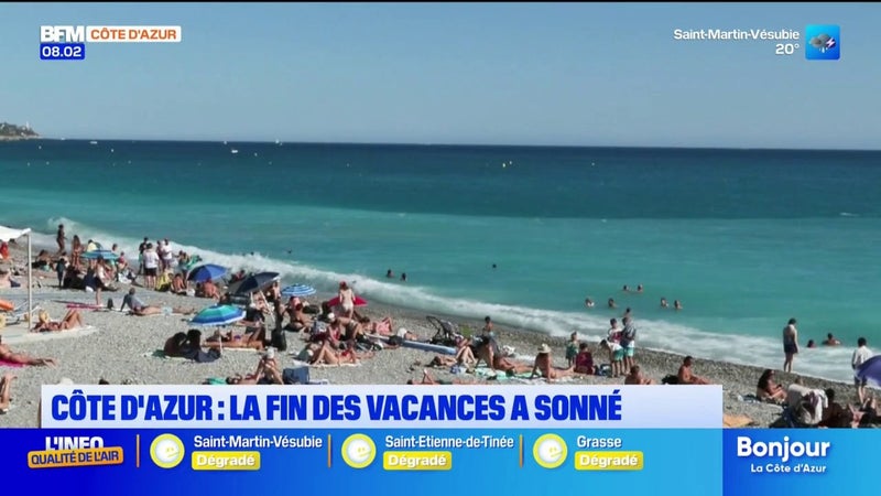 La fin des vacances a sonné et le blues de la rentrée s'installe sur la Côte d'Azur