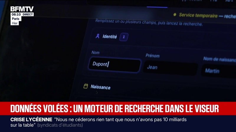 Un moteur de recherche donne accès à plus de 11 milliards de données volées, le gouvernement saisit la justice