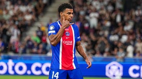 Désiré Doué en finale de la Supercoupe d'Europe, le 12 août 2026. 