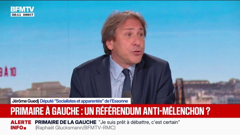 Primaire de la gauche: Jérôme Guedj, candidat à la présidentielle, est prêt à “débattre” sur BFMTV