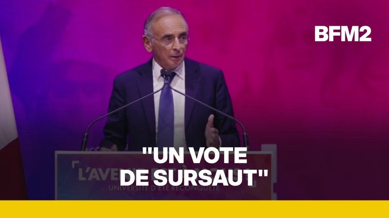 Le discours de rentrée du fondateur du parti Reconquête Éric Zemmour