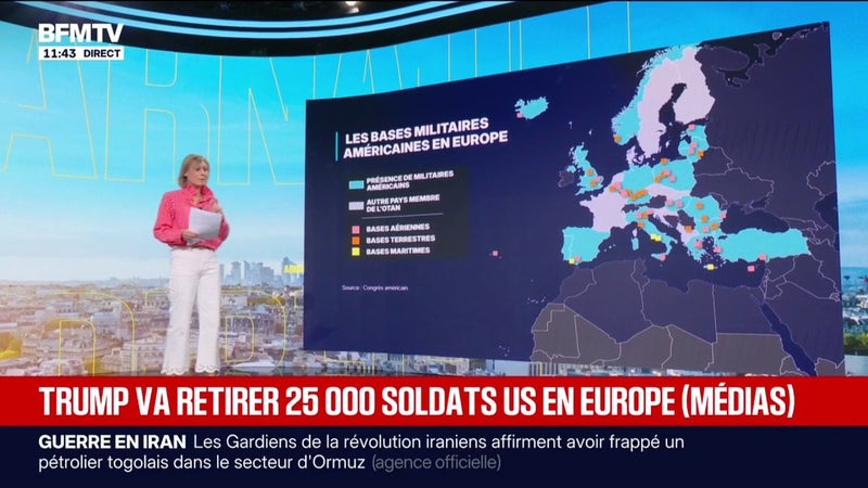 LES ÉCLAIREURS - Donald Trump pourrait retirer 25.000 soldats des bases américaines en Europe, selon des médias américains