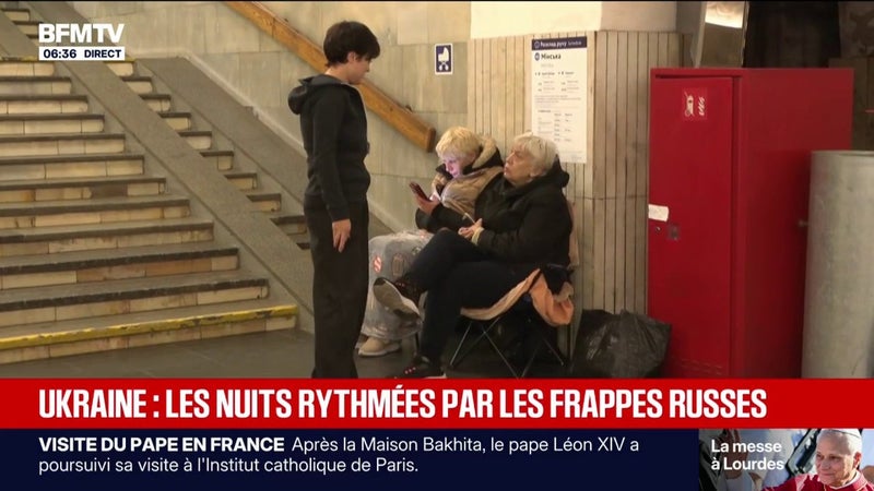 Ukraine: des nuits d'angoisse rythmées par les frappes russes