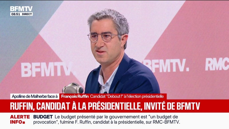 François Ruffin, candidat "Debout!" à l'élection présidentielle, "craint que le drame de Trappes soit à l'image de ce qu'il risque de se passer si Marine Le Pen arrivait au pouvoir"
