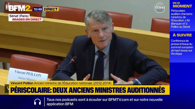 "Ce pays a fait un choix, ne pas payer ses enseignants": les critiques de l'ancien ministre Vincent Peillon sur le temps de travail dans l'éducation