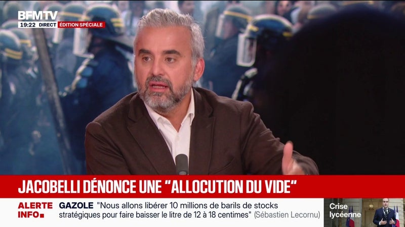 Prise de parole de Sébastien Lecornu sur les lycées: Alexis Corbière, député "L'Après", assure que "ça fait un moment que ça alerte"