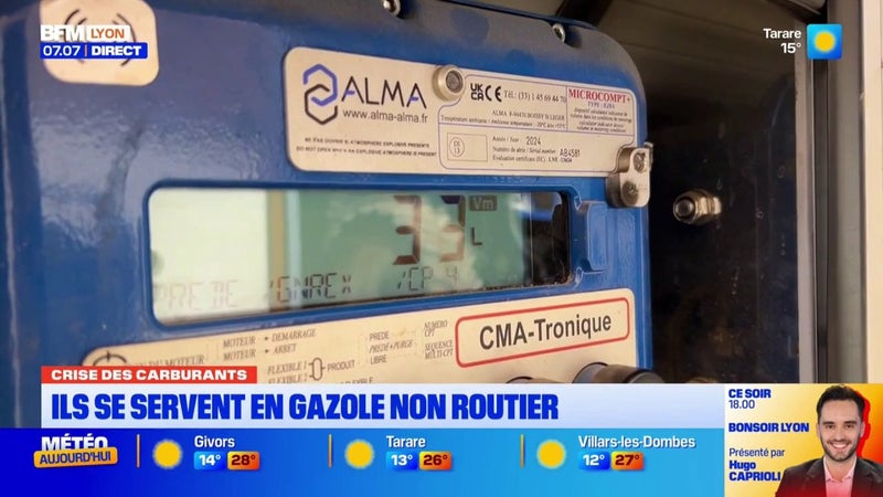 Rhône : ils se servent en gazole non routier