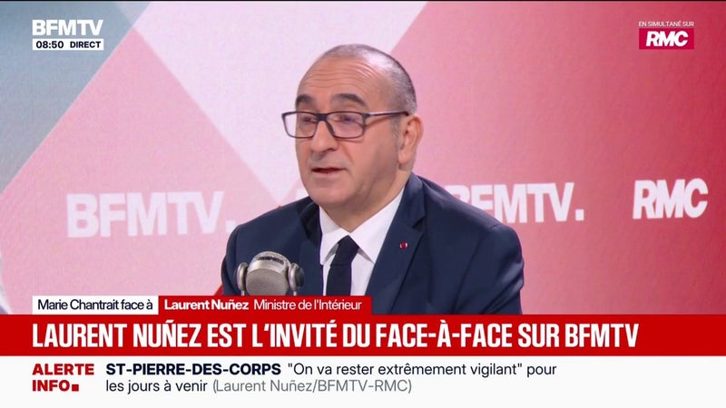 Prétendue drogue dans le sac de Rima Hassan: Laurent Nuñez attend des "excuses" de La France insoumise pour "ce procès qui lui est fait"