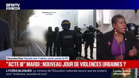 Colère lycéenne, violences urbaines: "La loi est déjà très stricte vis-à-vis des mineurs", explique Dieynaba Diop, porte-parole du PS
