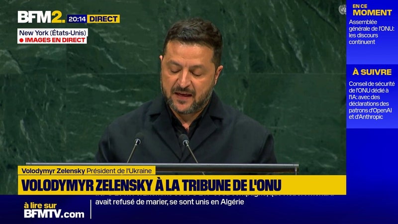 Guerre en Ukraine: "Les mesures de désescalades sont essentielles avant l'arrivée de l'hiver", déclare Volodymyr Zelensky