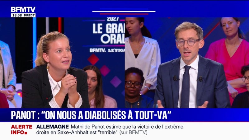 “On a le droit de rire des puissants”, estime Mathilde Panot, présidente du groupe La France insoumise à l’Assemblée nationale