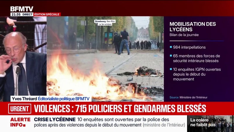 Grenade de désencerclement: "La police française est la seule en Europe à disposer de cet outil, qui est une arme de guerre", rappelle Alain Bauer, professeur émérite de criminologie