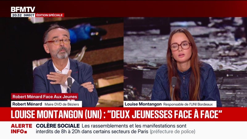 Mobilisation: "Moi ce que je crains le plus, c'est l'autodéfense", confie Robert Ménard, maire DVD de Béziers après les images de pillages de commerce