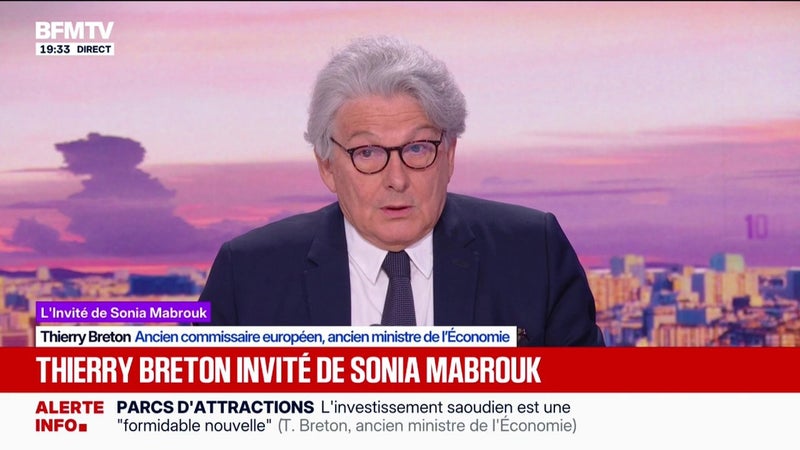 Dette: "La France est dans une situation difficile", observe Thierry Breton, ancien ministre de l'Économie