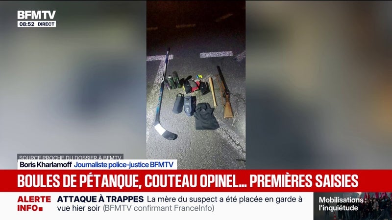 Congrès du RN à Orléans: boules de pétanque, couteau, arme factice… les forces de l'ordre effectuent de premières saisies
