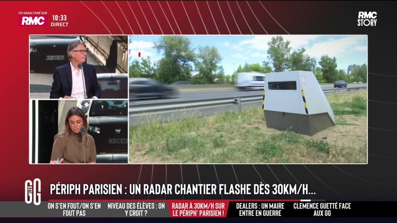 Un radar chantier qui flashe dès 30km/h : "On ne roule plus en 4L" lance Bruno Poncet