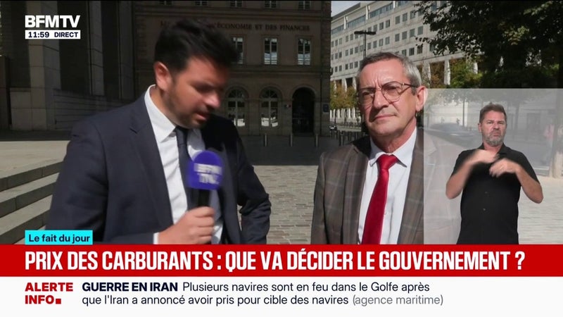 Carburants: les distributeurs reçus à Bercy, "aucune décision" concernant directement les prix à la pompe, selon Francis Pousse, de l'organisation Mobilians