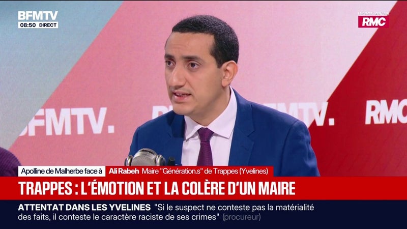 "Aucun élu racisé ne peut se prévaloir d'être en sécurité", souligne Ali Rabeh, maire Génération.s de Trappes