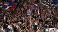 Des supporters de l'OL contre Le Havre en Ligue 1, le 29 août 2026