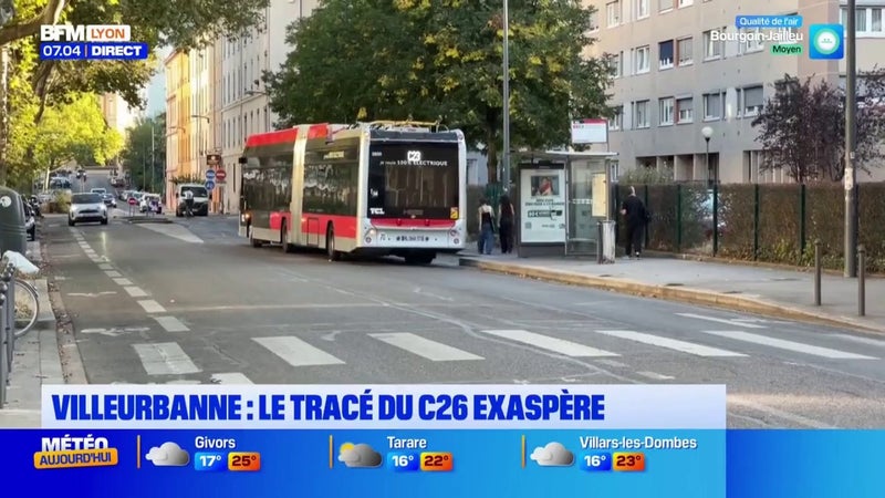 Villeurbanne : le tracé du C26 exaspère