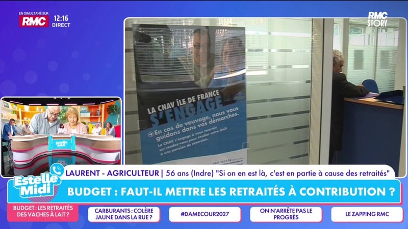 Budget/Mettre les retraités à contribution : "Maintenant on peut bosser, on ne gagne pas forcément de pognon", pointe du doigt Laurent