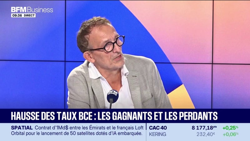La hausse des taux de la BCE