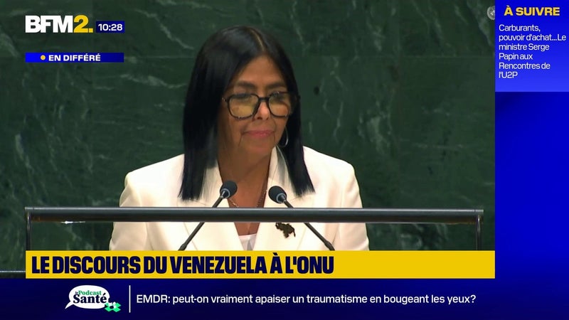 "Il y aura des élections au Venezuela", promet la présidente Delcy Rodriguez devant l’ONU