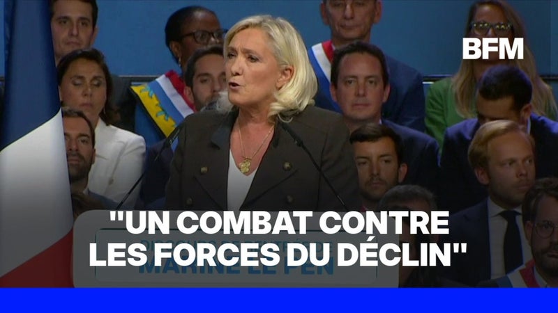 Marine Le Pen, candidate RN, veut faire du logement "un des grands chantiers du quinquennat"