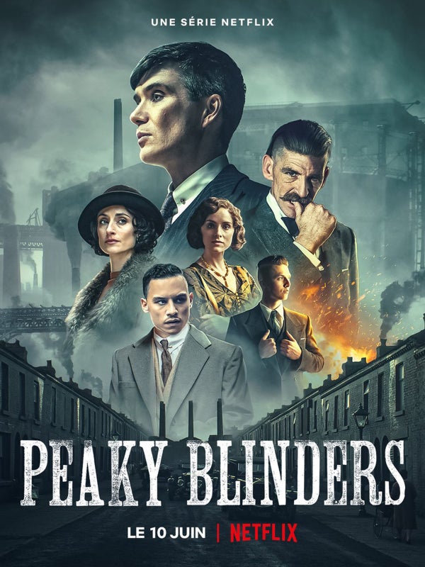 Affiche Netflix de la série "Peaky Blinders"