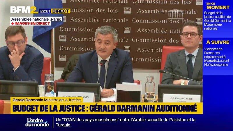 Violences: 2.513 gardes à vue, dont "plus d'un quart sont en attente d'une peine", annonce Gérald Darmanin