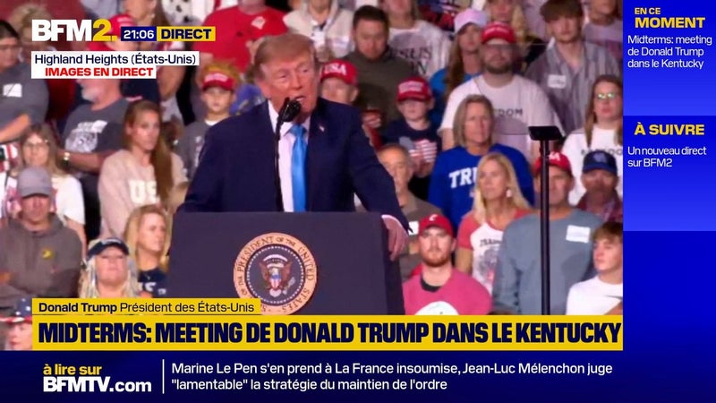 Donald Trump répète qu’il donnera 5000 dollars aux Américains en cas de victoire aux midterms.