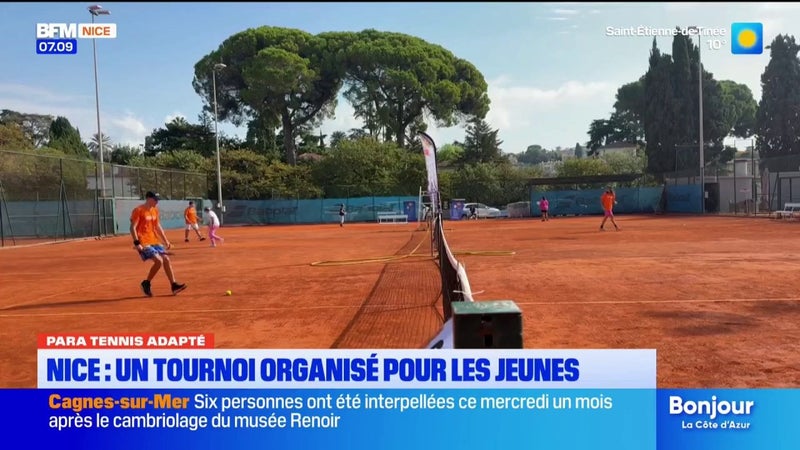 Nice : un premier tournoi de para tennis adapté pour les jeunes en situation de handicap