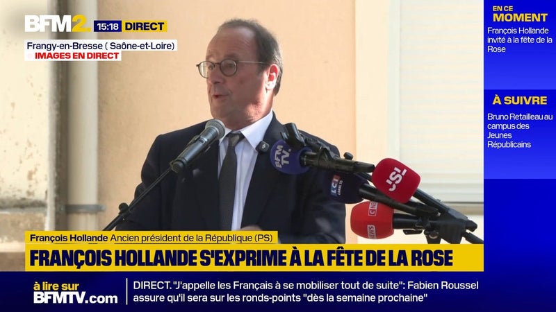 "Jamais un vote, depuis 50 ans, n'a été aussi décisif", alerte François Hollande, ancien Président de la République